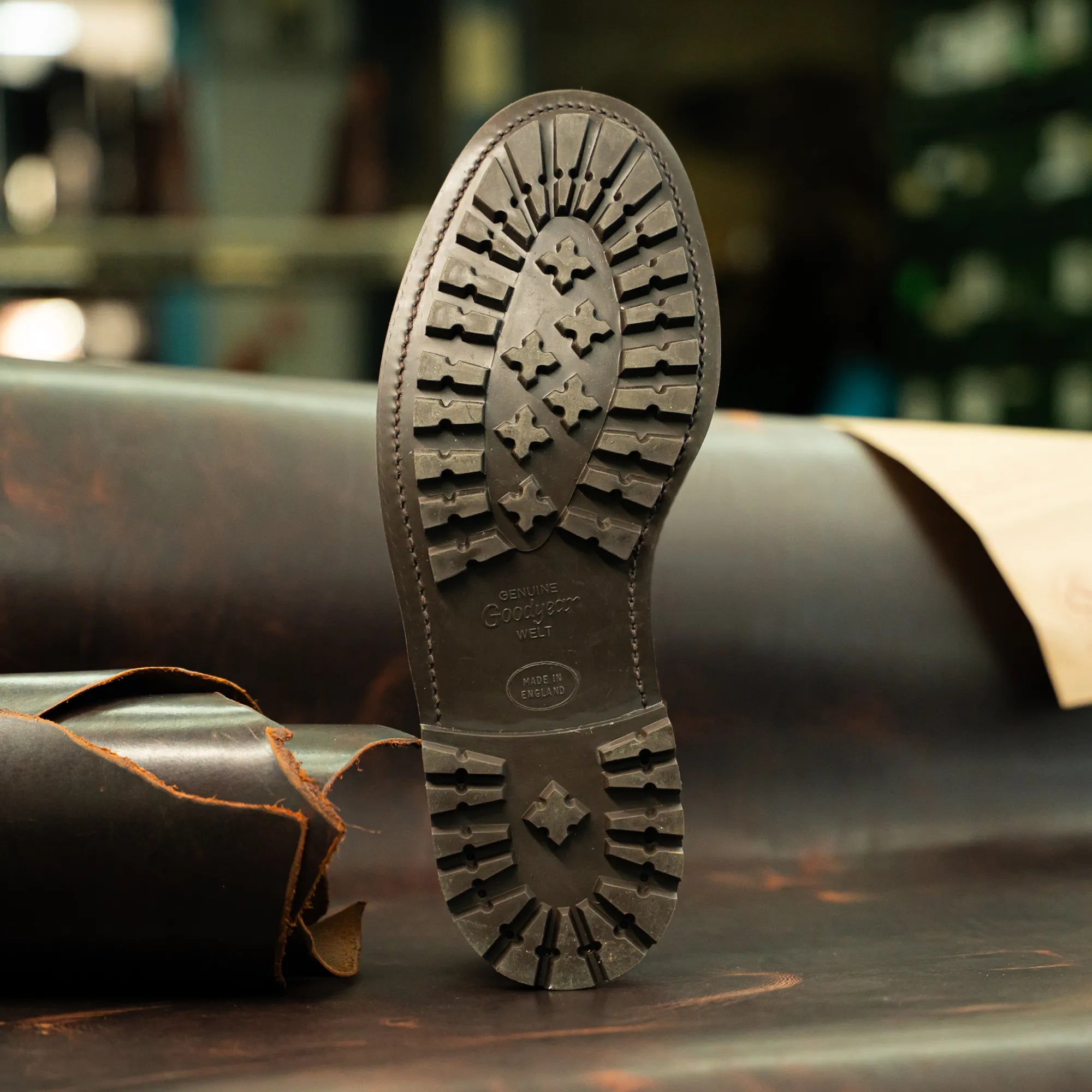 TIMPERLEY // COGNAC GRAINED